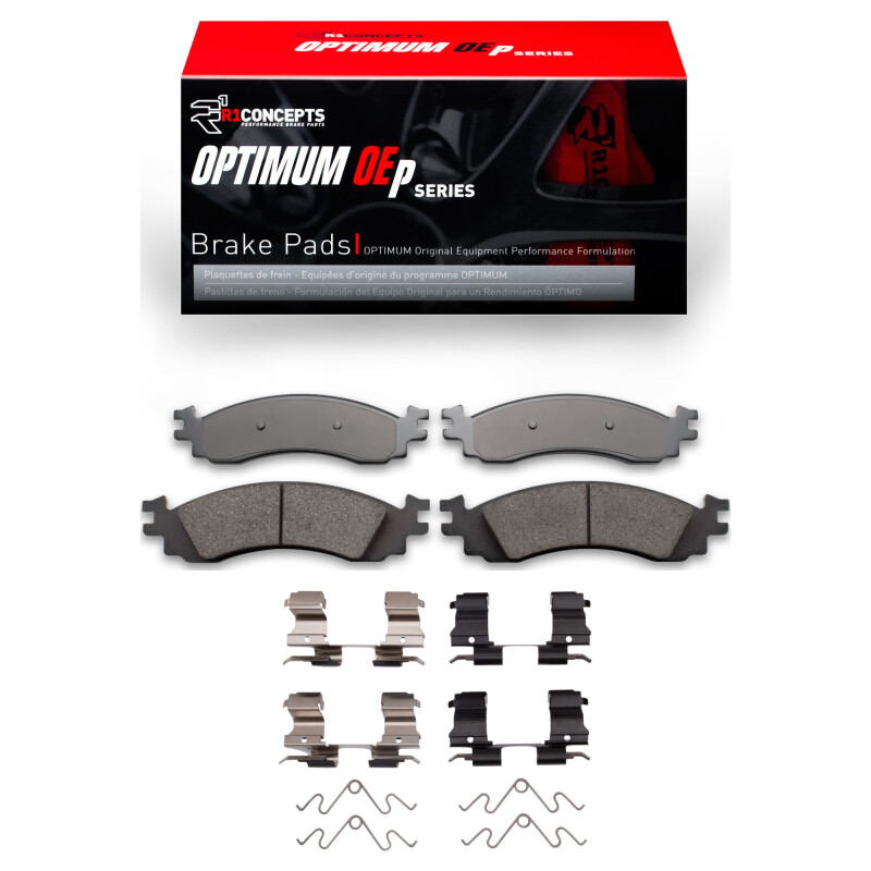 Ford Explorer Brake Pads - Front - R1 Concepts - Optimum OE - `06-`10